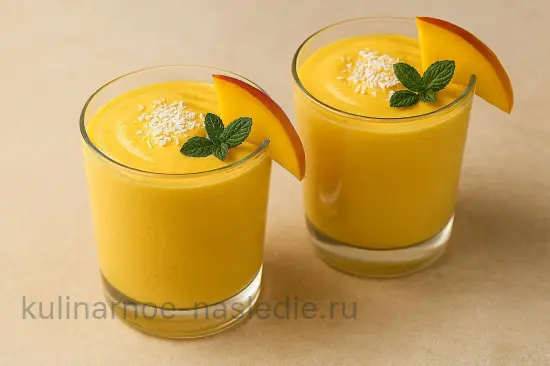 Тропический смузи с манго и кокосом - шаг 6