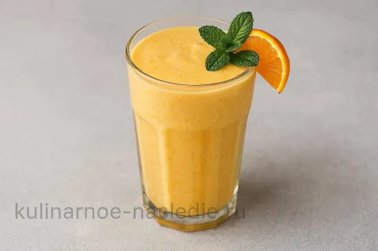 Смузи с мандарином и бананом - шаг 6 (изображение)