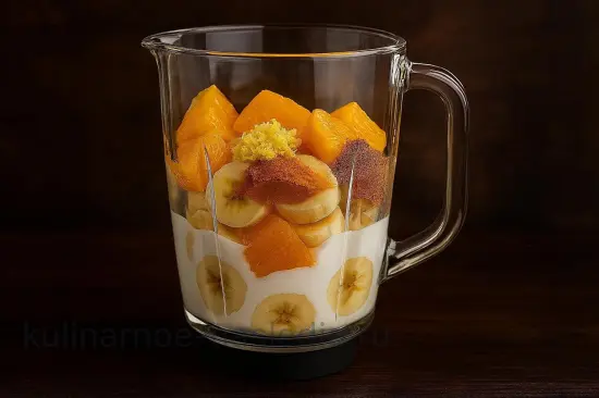 Апельсиновый смузи с имбирем и куркумой для иммунитета - шаг 3 (изображение)