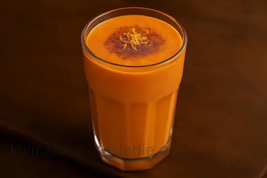 Морковно-апельсиновый смузи с бананом и имбирем - шаг 7 (изображение)