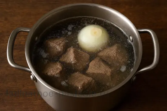 Зеленый борщ с щавелем и яйцом - шаг 1