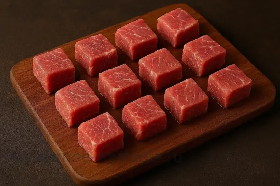 Шашлык из свинины в медово-горчичном маринаде - шаг 1. Подготовка мяса