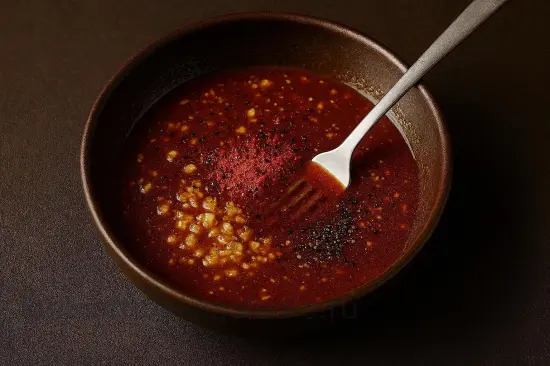 Шашлык из свинины в медово-горчичном маринаде - шаг 2. Приготовление медово-горчичного маринада