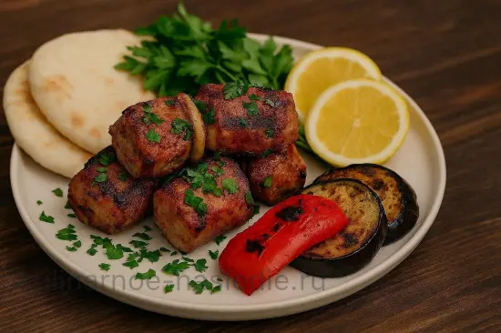 Шашлык из свинины в медово-горчичном маринаде - шаг 7. Подача