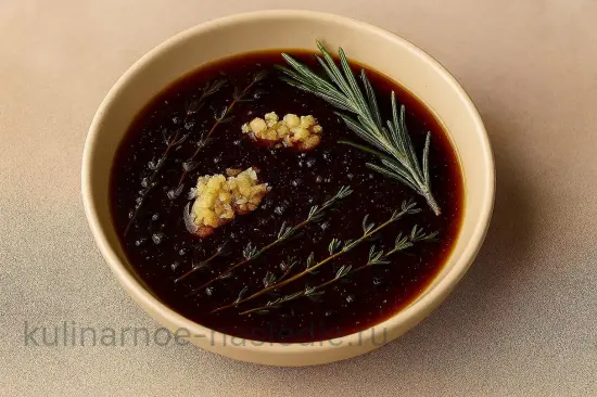 Шашлык из говяжьей вырезки с красным вином и трюфельным маслом - шаг 2 (изображение)