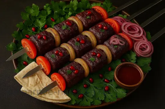 Шашлык из баранины с восточными специями - шаг 7. Подача блюда