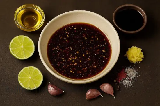 Шашлык из свинины в маринаде с соевым соусом и ананасом - шаг 2 (изображение)