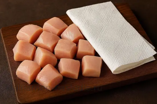 Шашлык из курицы в медово-горчичном маринаде с карри - шаг 1. Подготовка курицы