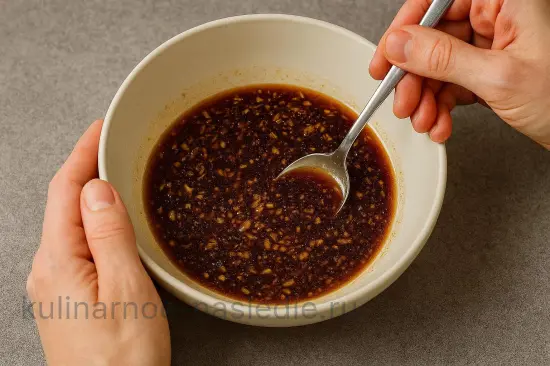 Шашлык из говядины в соево-медовом маринаде - шаг 2 (изображение)