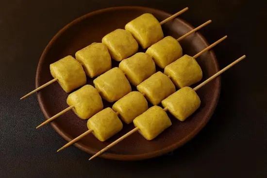 Шашлык из курицы в кефире с карри и чесноком - шаг 5 (изображение)