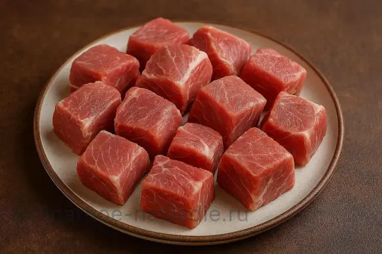 Сочный шашлык из свинины с луком и уксусом - шаг 1 (изображение)