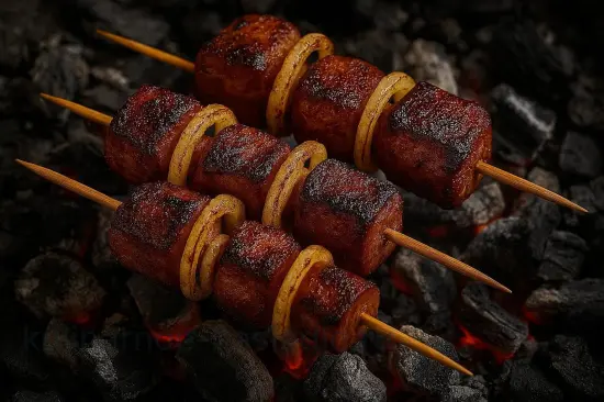 Сочный шашлык из свинины с луком и уксусом - шаг 6 (изображение)