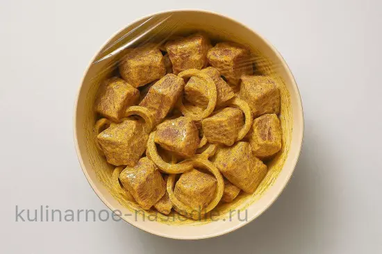 Маринад для шашлыка с майонезом и горчицей - шаг 4 (изображение)