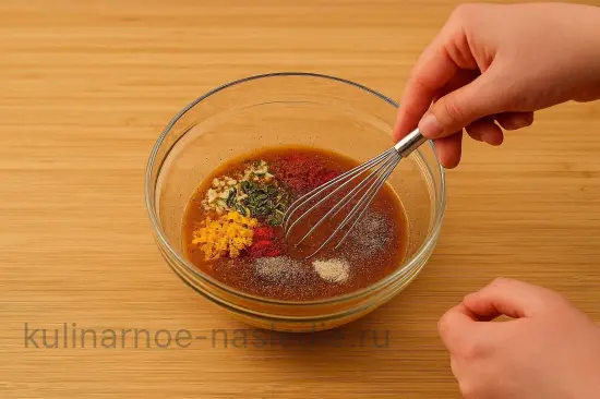 Маринад для шашлыка из индейки с апельсином и розмарином - шаг 3 (изображение)
