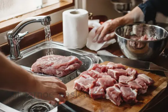 Классический маринад для шашлыка с уксусом и луком - шаг 1