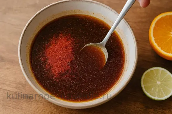 Маринад для шашлыка с колой и цитрусами - шаг 2 (изображение)