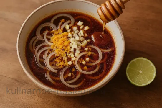 Маринад для шашлыка с колой и цитрусами - шаг 3 (изображение)