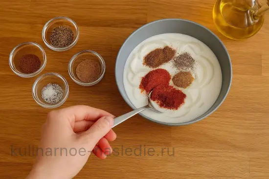 Маринад для шашлыка с кефиром и специями - шаг 3 (изображение)