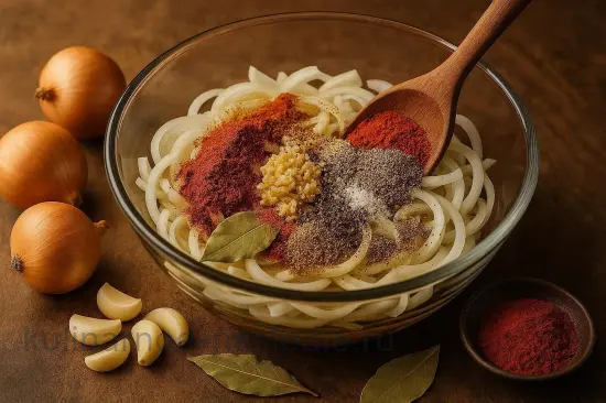 Маринад для шашлыка с пивом и горчицей - шаг 3