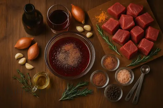 Ароматный маринад для шашлыка с гранатовым соусом и красным вином - шаг 2