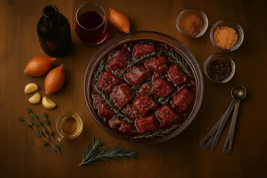 Ароматный маринад для шашлыка с гранатовым соусом и красным вином - шаг 4