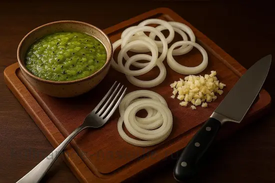 Маринад для мягкого шашлыка из свинины с киви - шаг 2 (изображение)