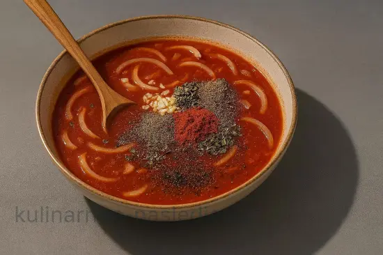 Томатный маринад для шашлыка из свинины - шаг 3