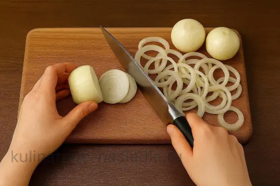 Лучший маринад для шашлыка из свинины с луком и уксусом - шаг 2