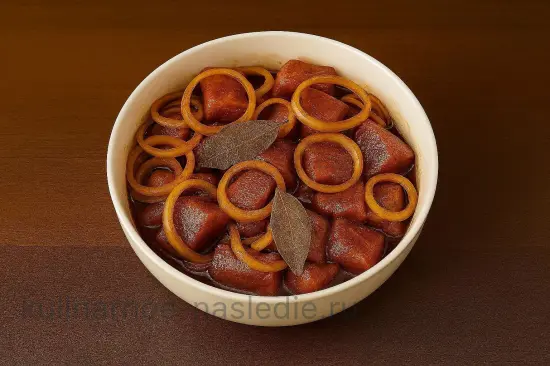 Лучший маринад для шашлыка из свинины с луком и уксусом - шаг 6