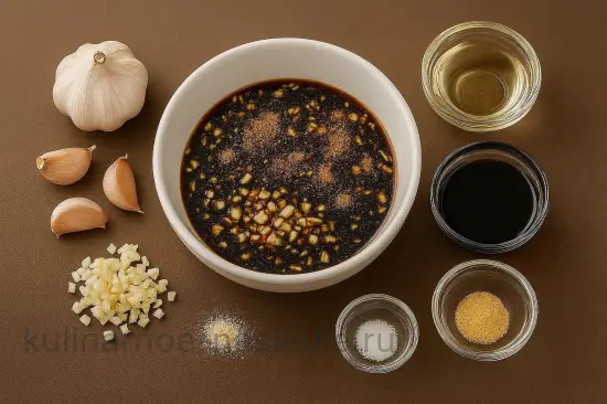 Чесночно-соевый маринад для шашлыка - шаг 3