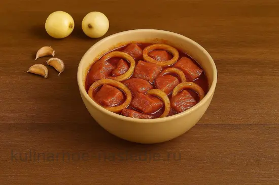 Пикантный кетчуповый маринад для шашлыка - шаг 4