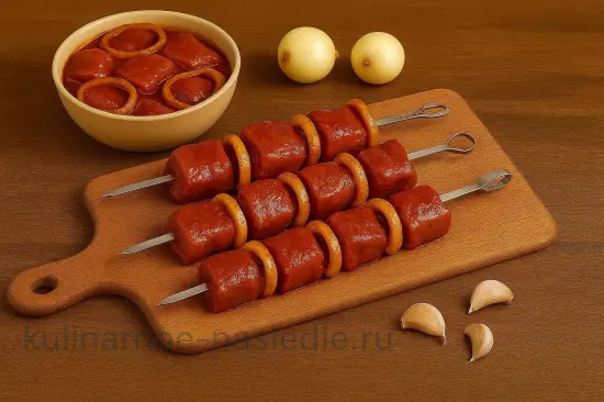 Пикантный кетчуповый маринад для шашлыка - шаг 5