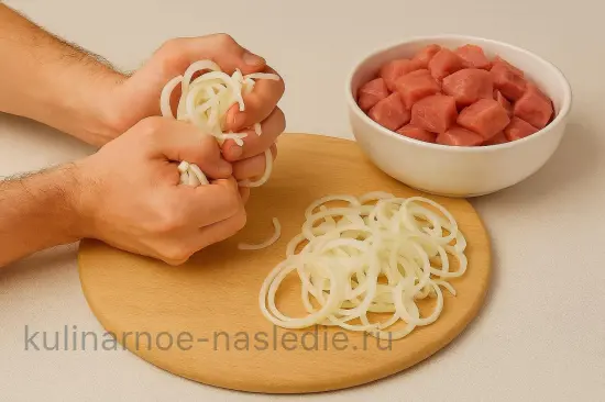 Классический уксусно-луковый маринад для шашлыка - шаг 2