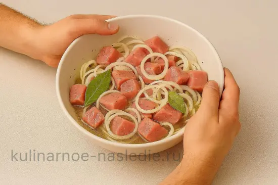 Классический уксусно-луковый маринад для шашлыка - шаг 4