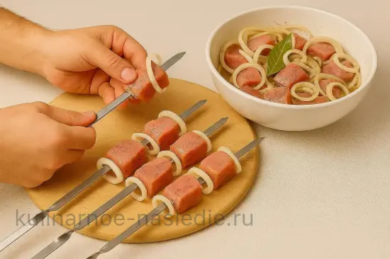 Классический уксусно-луковый маринад для шашлыка - шаг 5