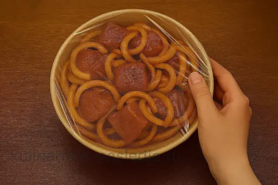 Идеальный маринад для шашлыка из свинины с луком и уксусом - шаг 5