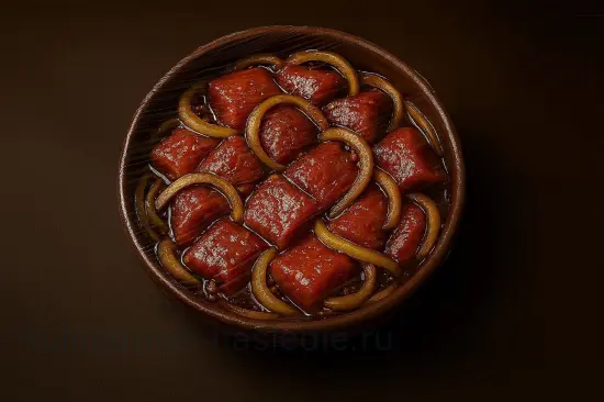 Шашлык из свинины в азиатском маринаде с соевым соусом, мёдом и имбирём - шаг 4