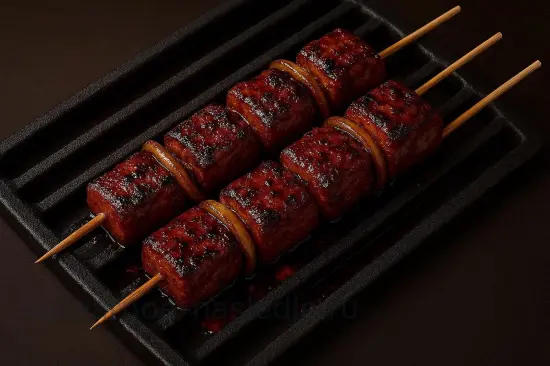 Шашлык из свинины в азиатском маринаде с соевым соусом, мёдом и имбирём - шаг 5