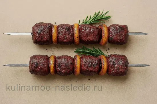 Шашлык из баранины в гранатовом маринаде с розмарином - шаг 5