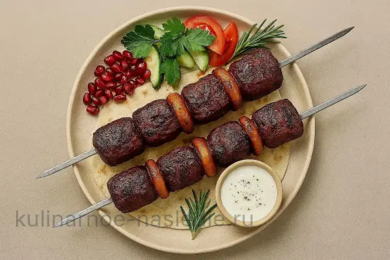 Шашлык из баранины в гранатовом маринаде с розмарином - шаг 6