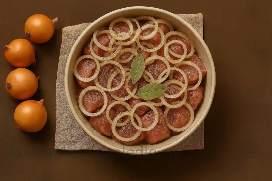 Шашлык из свинины в классическом маринаде с уксусом и луком - шаг 3