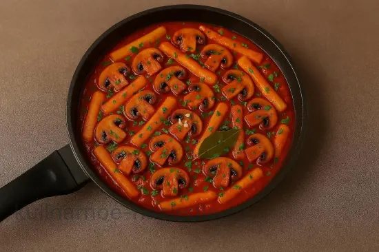 Азу с грибами и картофелем в томатном соусе - шаг 7