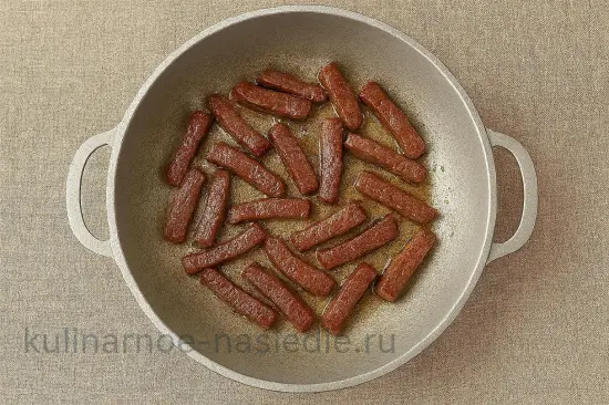 Классическое азу по-татарски с говядиной в казане - шаг 2