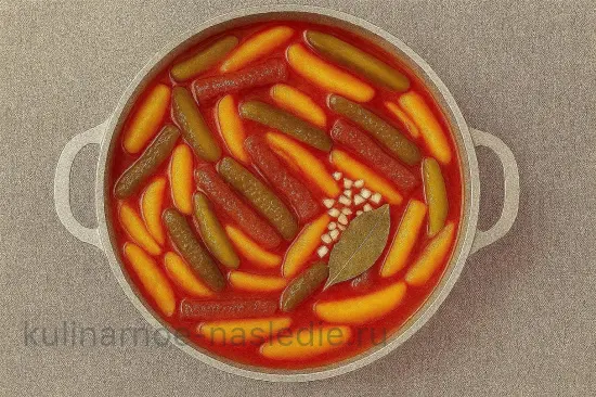 Классическое азу по-татарски с говядиной в казане - шаг 6