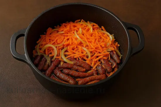 Азу по-татарски с говядиной и солеными огурцами - шаг 3