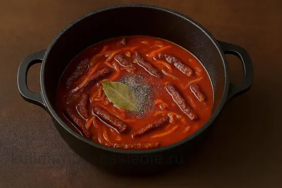 Азу по-татарски с говядиной и солеными огурцами - шаг 4