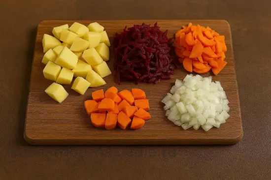 Борщ с говядиной и копченой паприкой - шаг 2