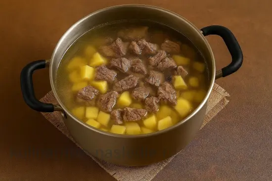 Борщ с говядиной и копченой паприкой - шаг 5