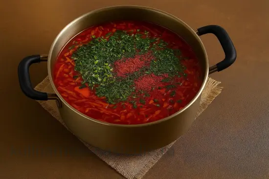 Борщ с говядиной и копченой паприкой - шаг 7