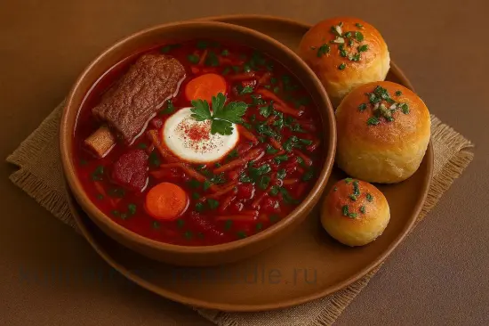 Борщ с говядиной и копченой паприкой - шаг 9